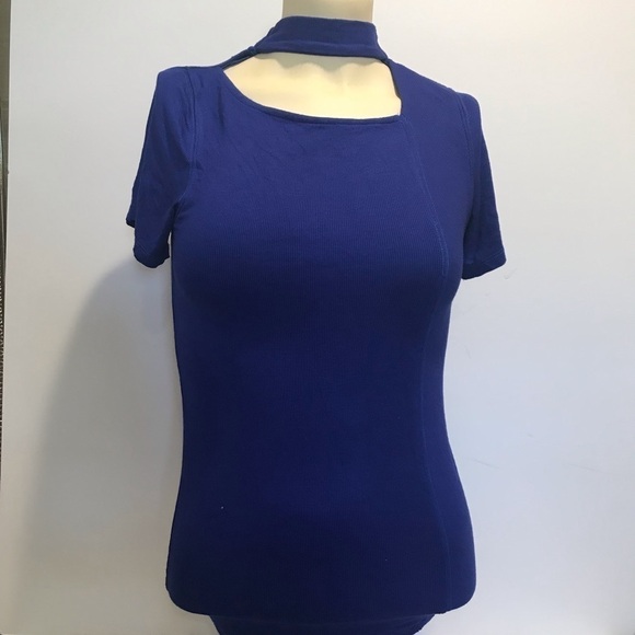 Free People blue shirt Sz SP - Picture 1 of 4